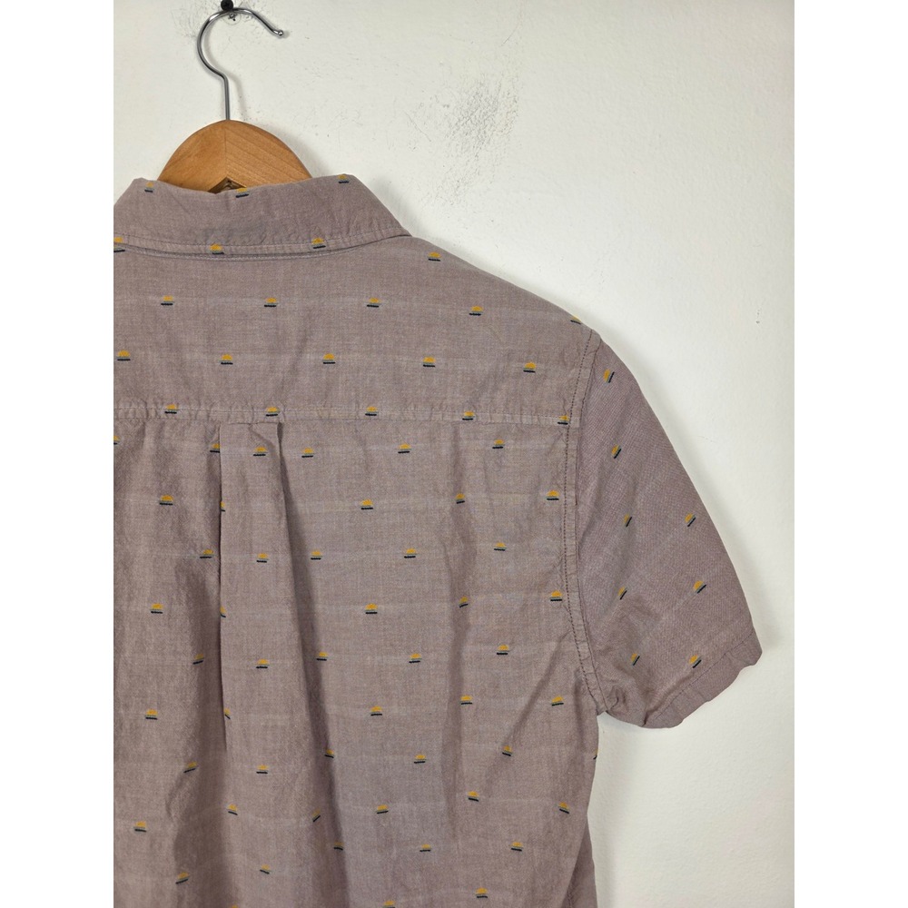 Katin Men's‎ Short Sleeve Button Up Shirt Sun Print Size Medium - Picture 5 of 7